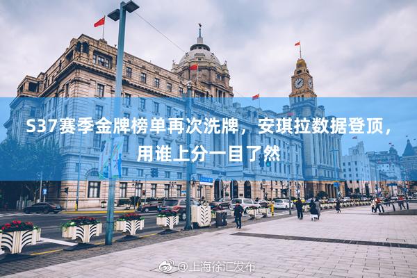 S37赛季金牌榜单再次洗牌，安琪拉数据登顶，用谁上分一目了然