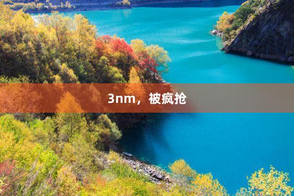 3nm，被疯抢