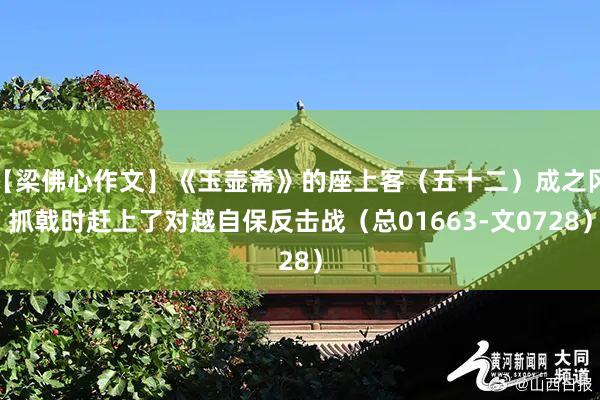 【梁佛心作文】《玉壶斋》的座上客（五十二）成之冈抓戟时赶上了对越自保反击战（总01663-文0728）